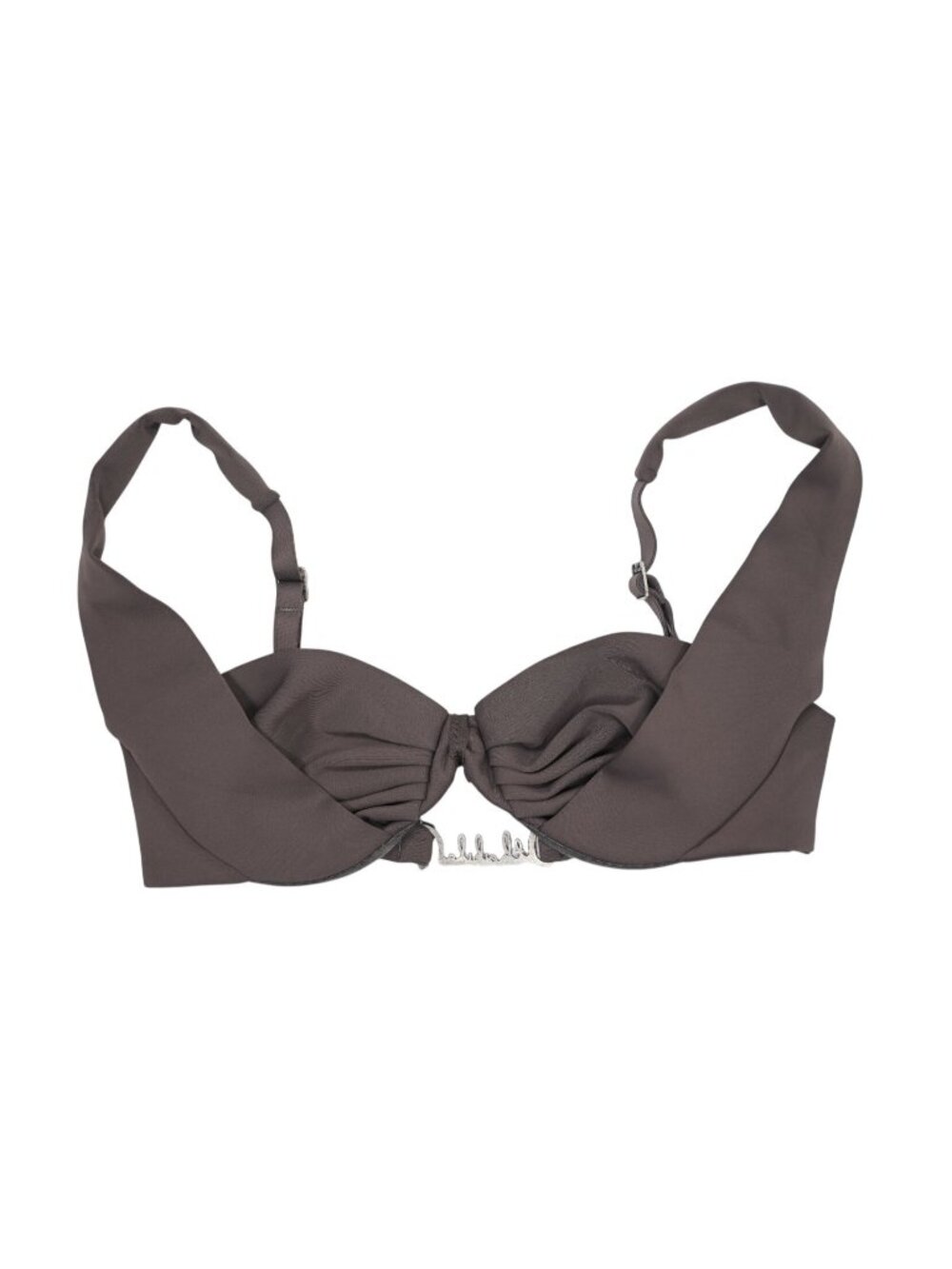 Thaikila Sculptural Bikini Top in Salvia